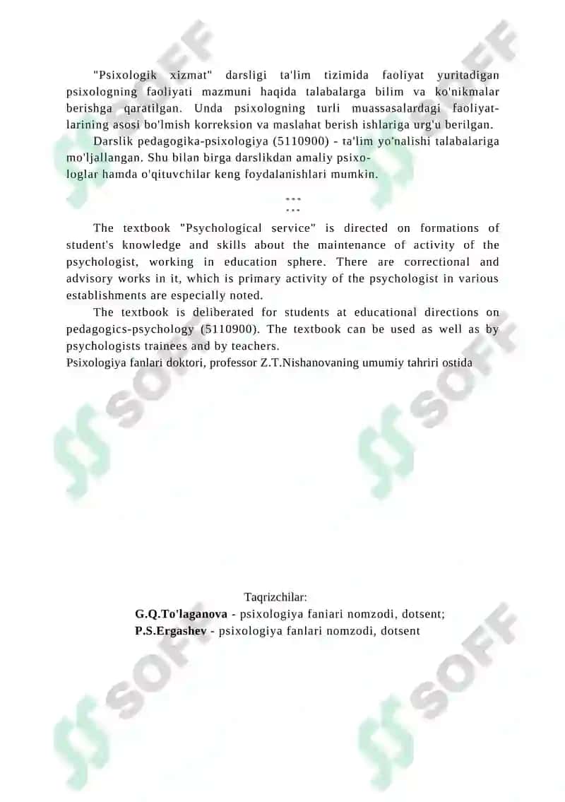 Psixologik Xizmat 2