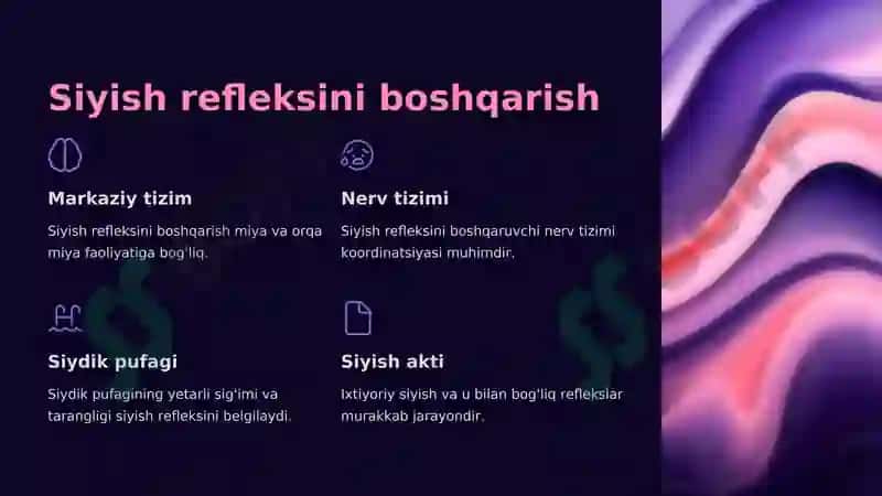 Siydik hosil qilish va ajratish semiotikasi 2