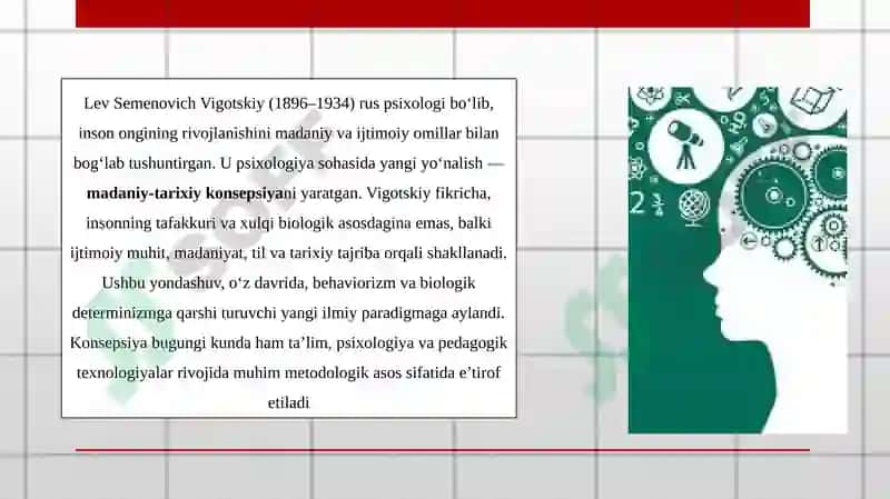 Vigotskiyning faoliyat nazariyasi tahlili 2