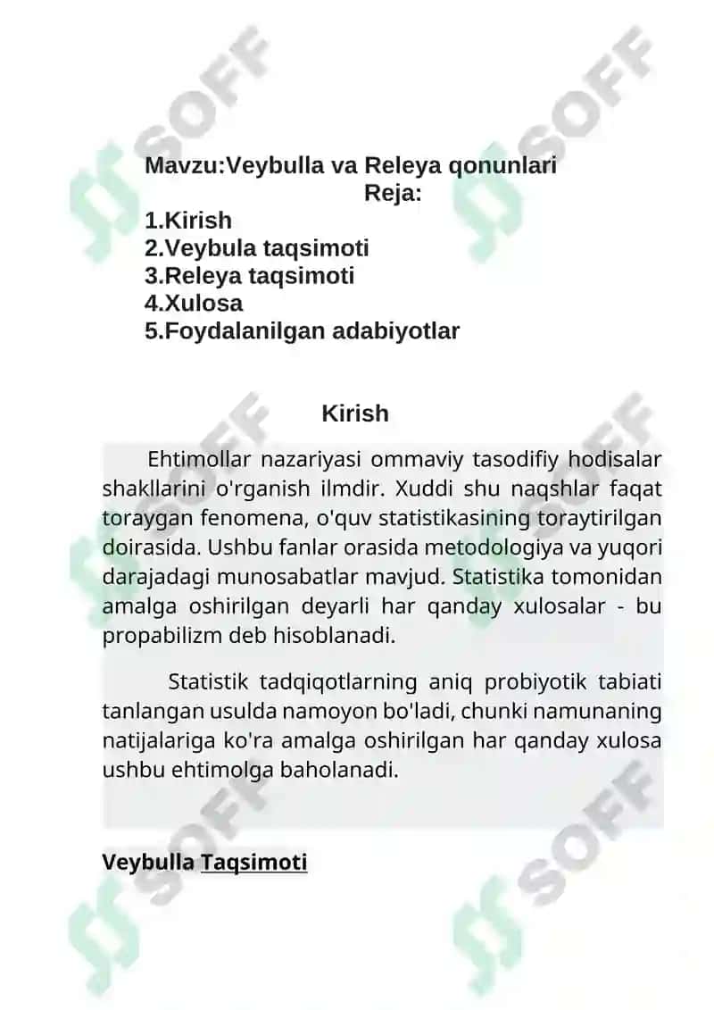 Veybulla va Releya qonunlari 2