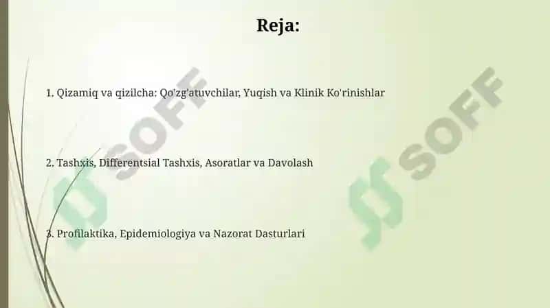 Qizamiq va qizilcha qo'zg'atuvchilari 2
