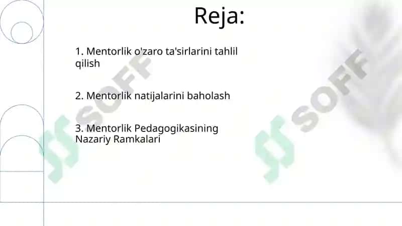 Samarali mentorlik strategiyasi 2
