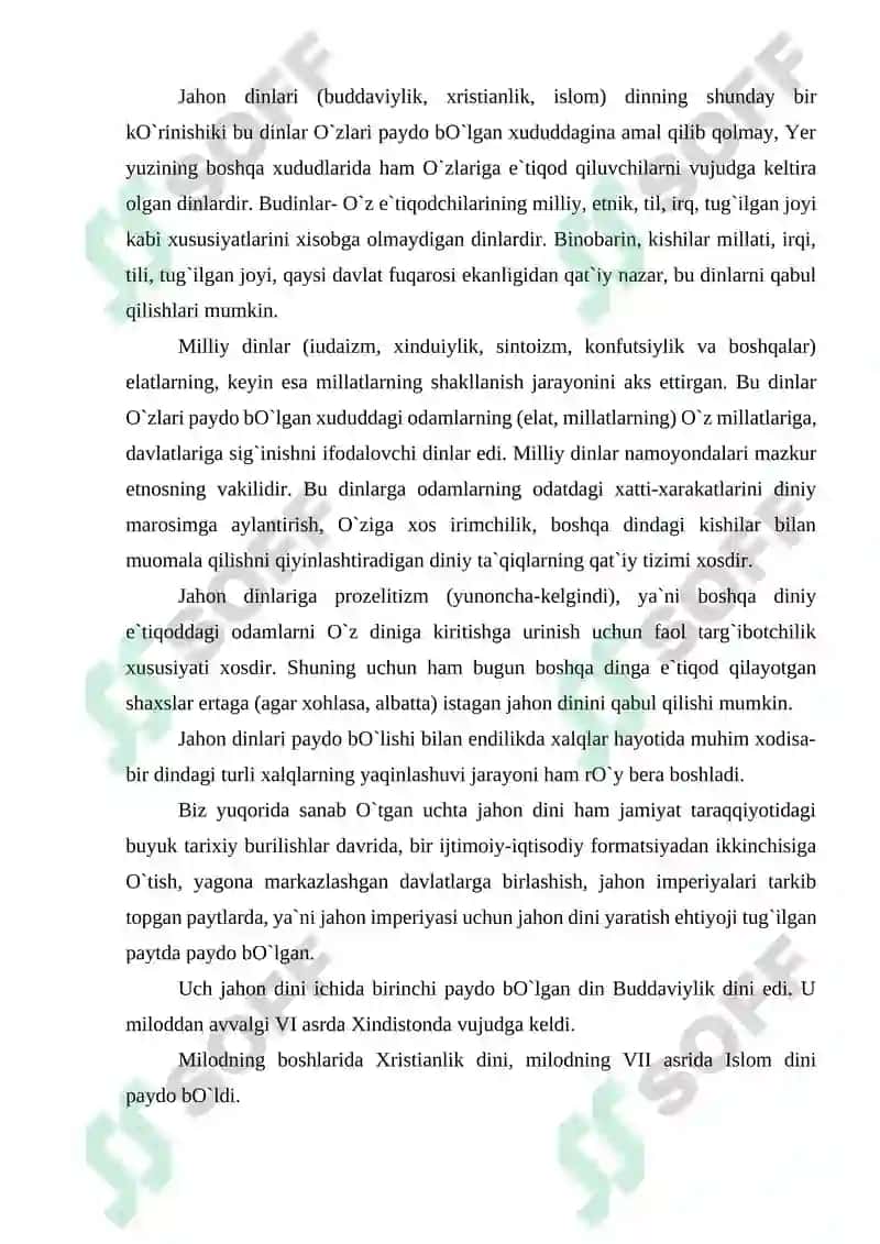 BUDDAVIYLIK DININING PAYDO BO'LISH TARIXI, ASOSIY TA'LIMOTLARI, OQIMLARI VA MANBALARI 2