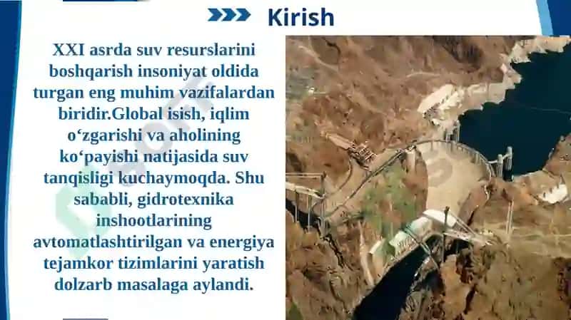 Aqlli To‘g‘on Tizimi 2