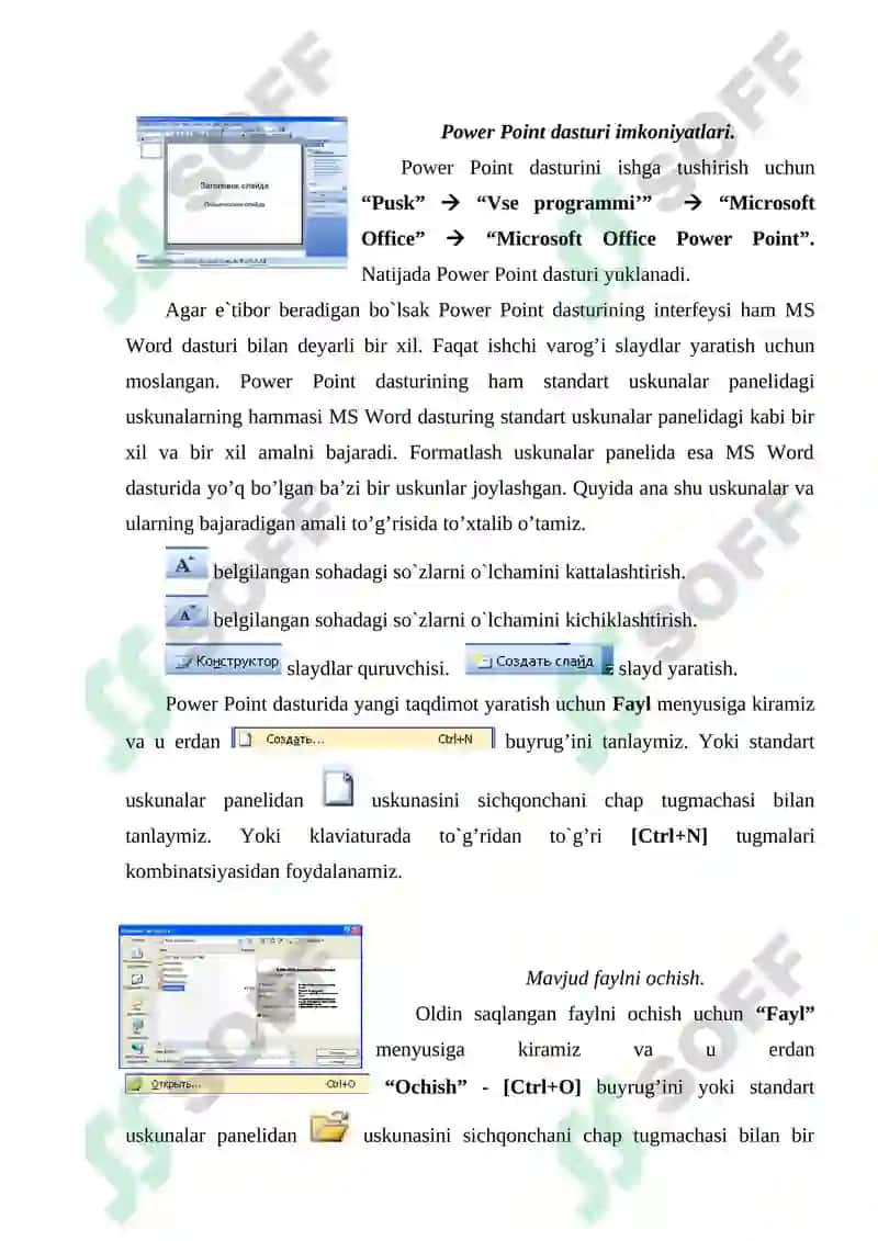 Power Point dasturi 2