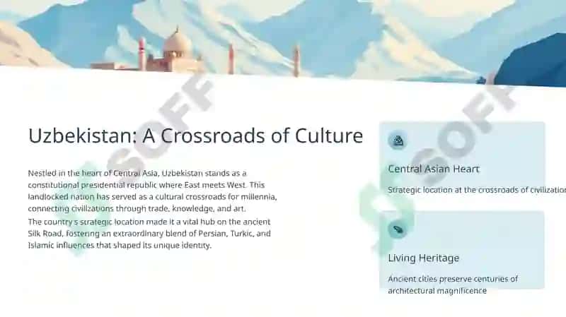 Uzbekistan: A Crossroads of Culture 2