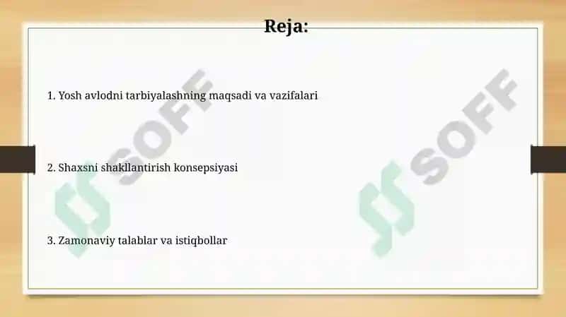 Yosh avlod tarbiyasining maqsad va vazifasi shaxs haqida tushuncha 2