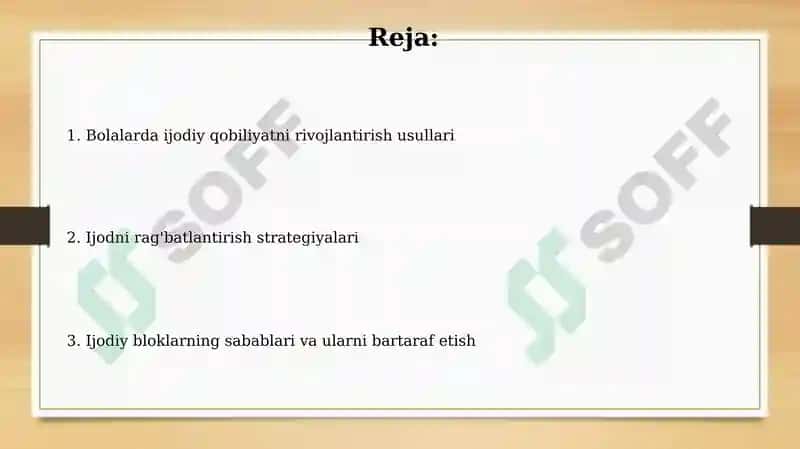 Bolalarda ijodiy qobiliyatlarini rivojlantirish 2