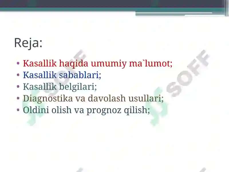 Nefropatiyalarning etiologiyasi va kasallikning aniqlash usullari 2