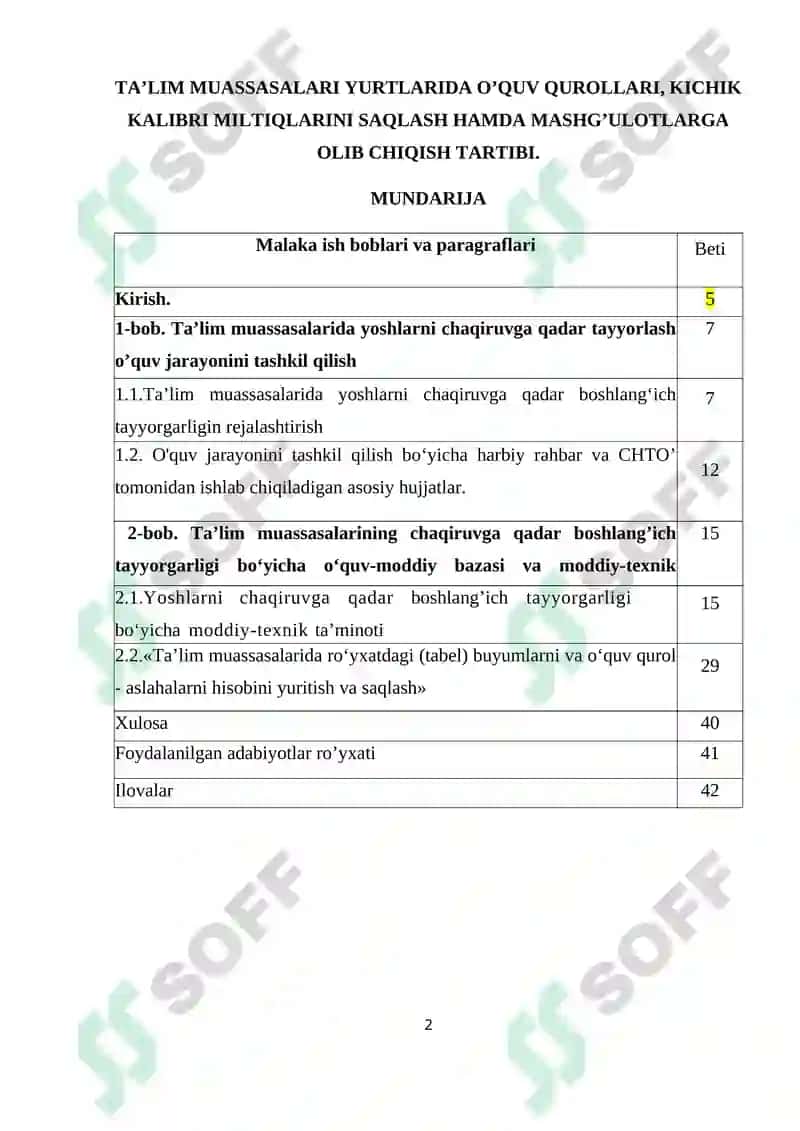 O‘zbekiston Respublikasi Oliy va O‘rta Maxsus Ta'limi Vazirligi 2