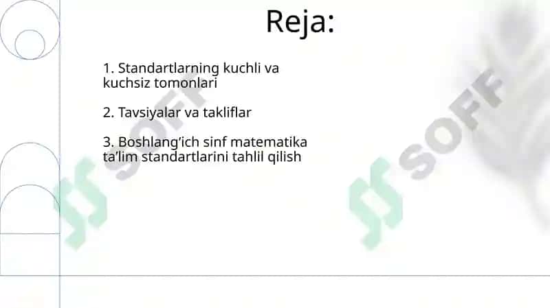 Boshlanģich sinflarda matematikadan DTS tahlili 2