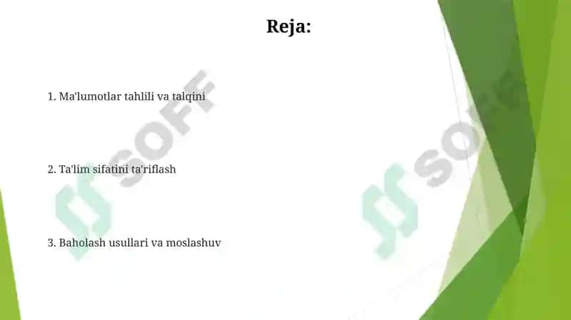 Talabalar bilimini o'zlashtirish sifatini baholashning asosiy mezonlari va turlari 2