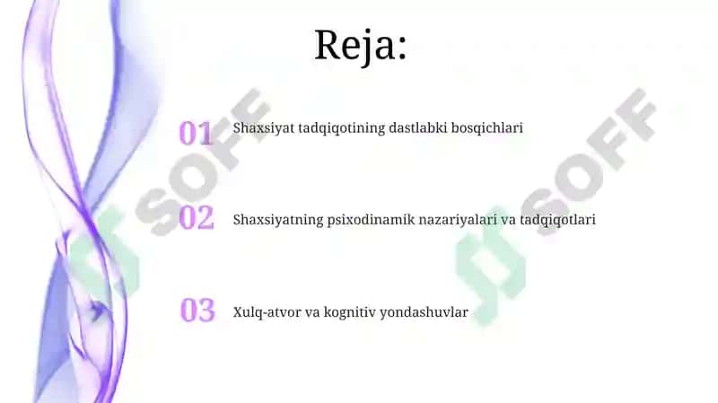 Shaxsni tadqiq etishning bosqichlari 2