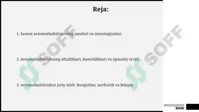 Sanoatni avtomatlashtirish 2