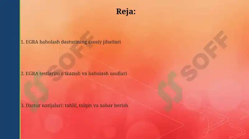 EGRA Baholash Dasturi 2