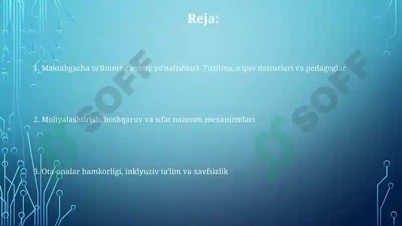 Xorijiy mamlaqatlarda maktabgacha ta'lim boshqaruvining muhim jihatlari 2