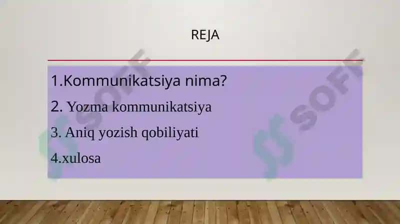 SOFT SKILLS – SAMARALI YOZMA KOMMUNIKATSIYA. FIKRNI SHAKLLANTIRISH 2