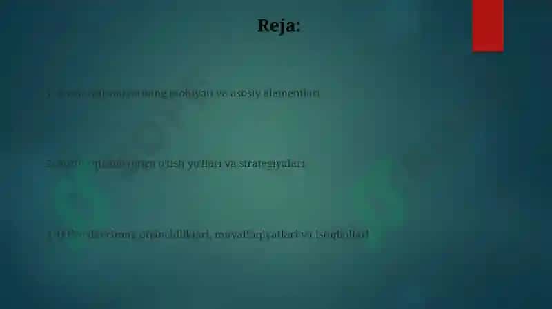 Bozor iqtisodiyotining mohiyati va asosiy elementlari 2