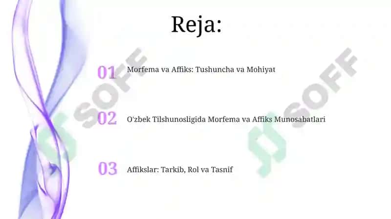 O'zbektilshunosligida Morfema va Affiks Munosabatlari 2
