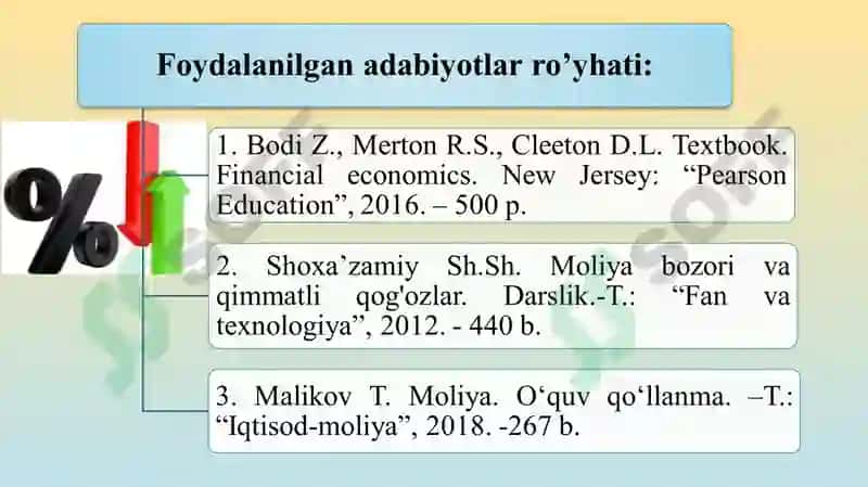 Moliya tizimi 2