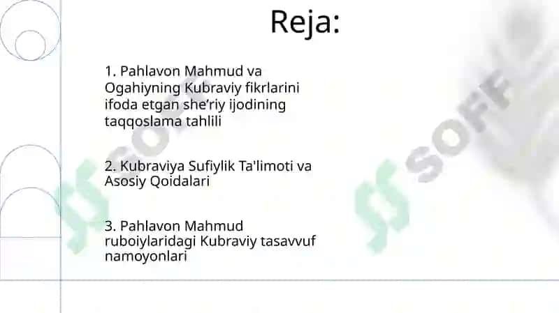 Pahlavon Mahmud ruboiylarida va Ogahiy lirikasida kubraviylik tariqati 2