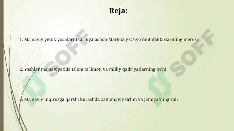 Ma'naviy yetuk yoshlarni tarbiyalash 2