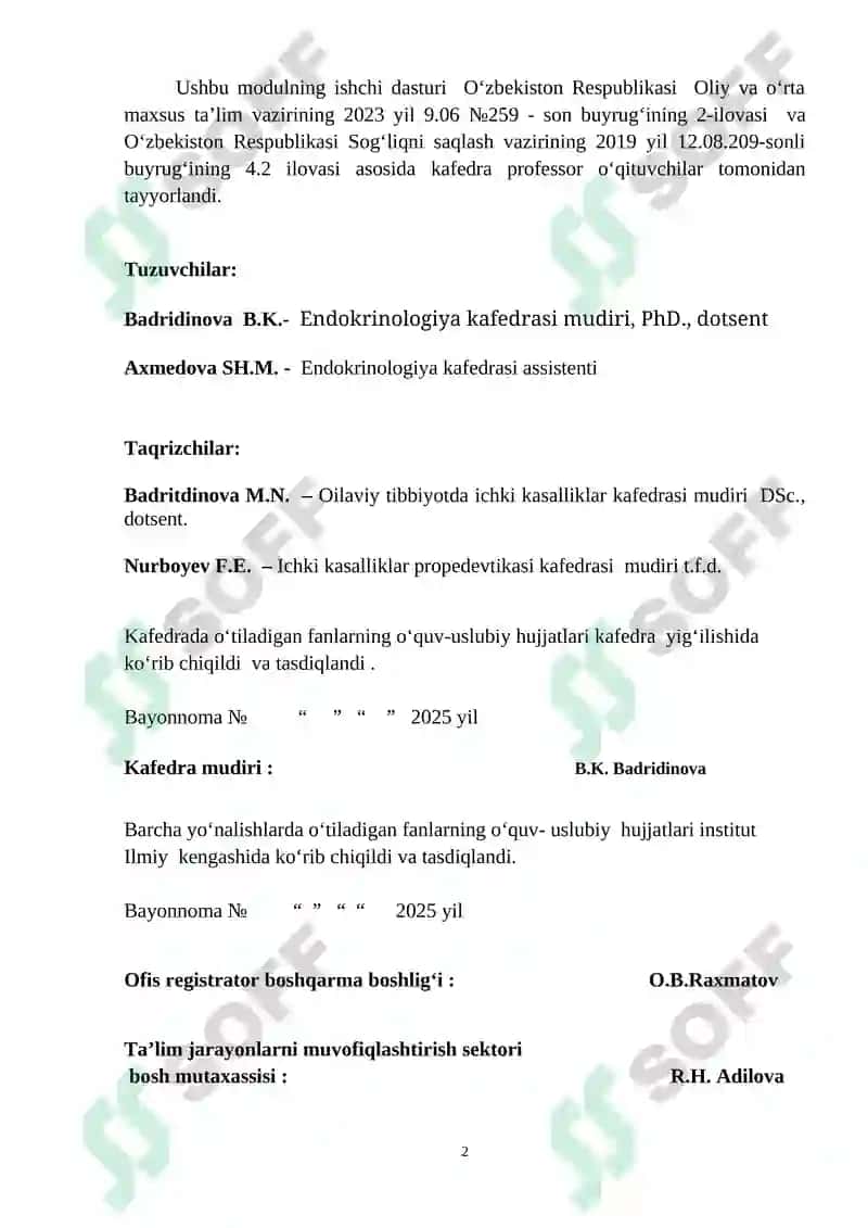 MODUL ISНCНI DASTURI 2