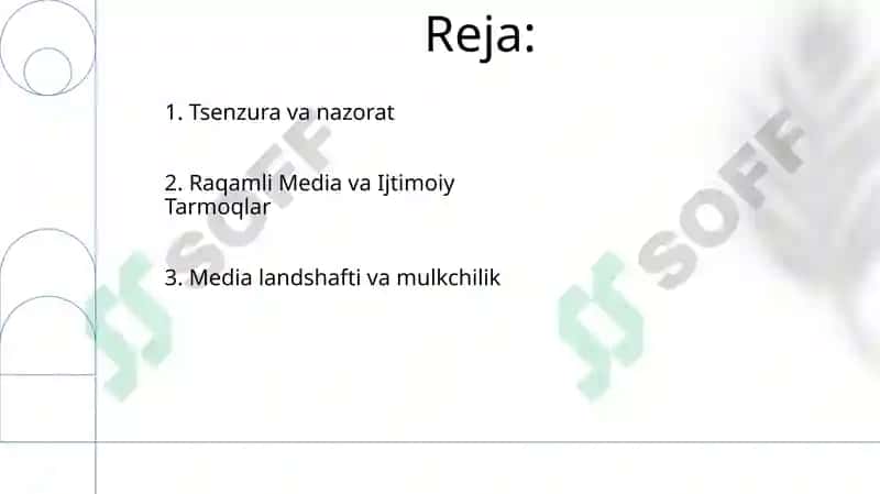 O'zbekiston Respublikasida ommaviy axborot vositalaring faoliyati 2