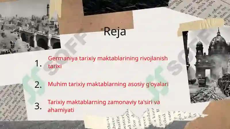 Germaniya tarixiy maktablarining o'ziga xos xususiyatlari 2