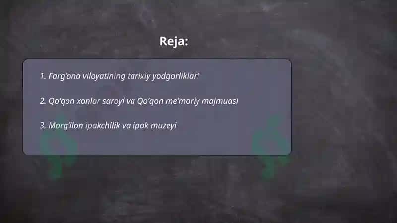 Fargʻona mintaqasi turistik resurslari 2
