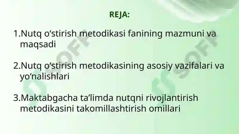 Nutq o‘stirish metodikasi fanining maqsad va vazifalari 2