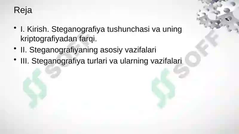 Steganografiyaning asosiy vazifalari 2