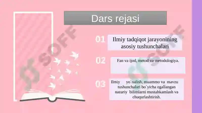 Ilmiy tadqiqotning namoyon bo‘lish shakllari 2