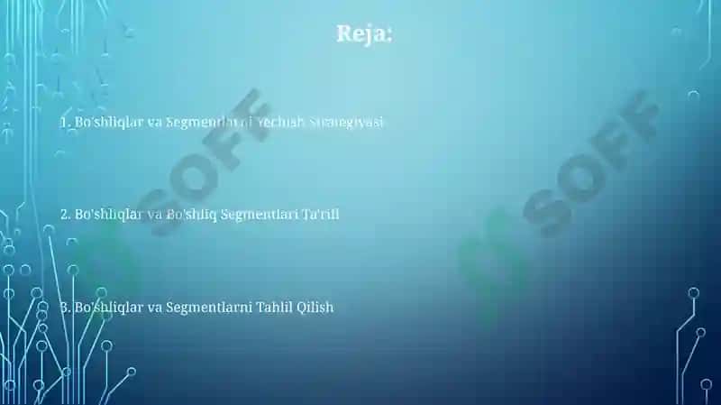 Bo'shliqlar va Segmentlarni Yechish Strategiyasi 2
