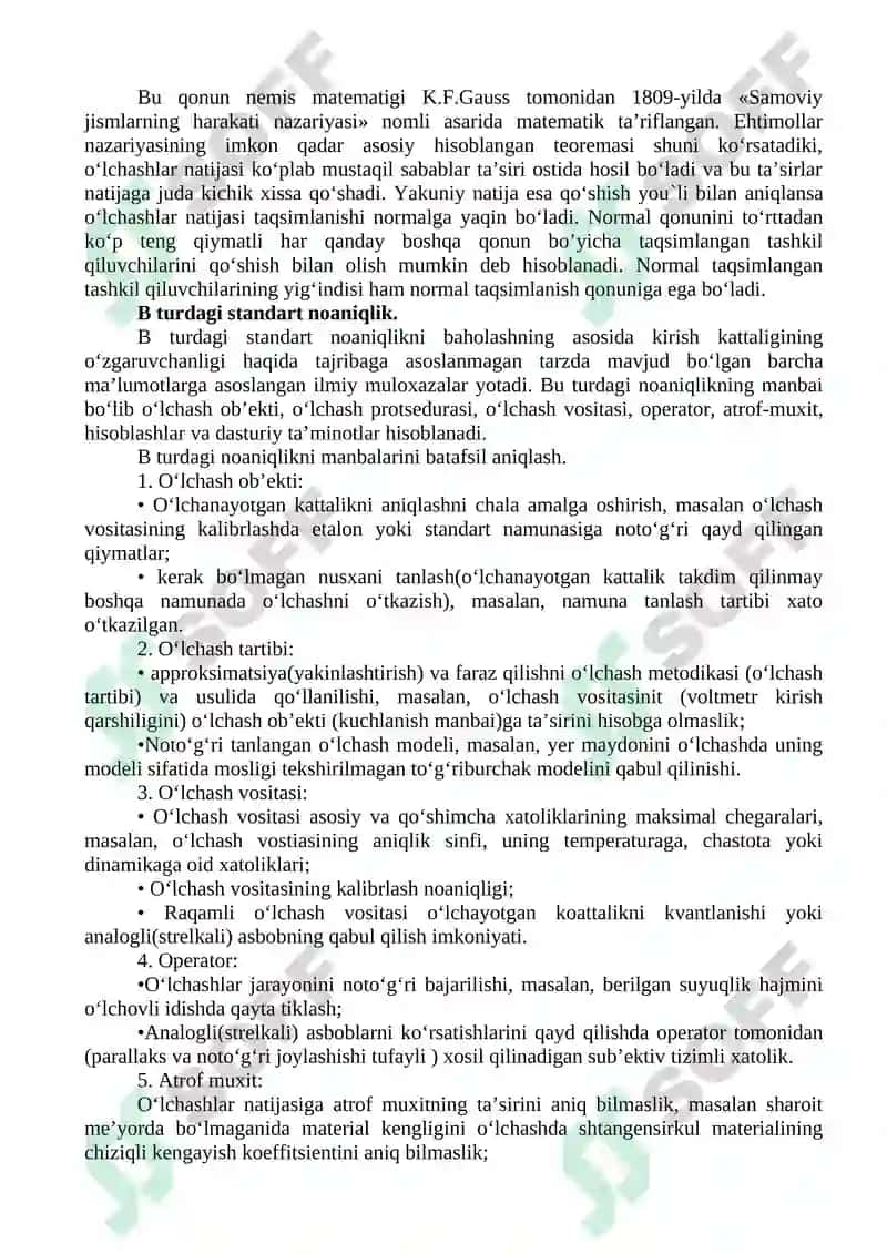 BOSIMNI MANOMETRLAR BILAN O’LCHASH 2