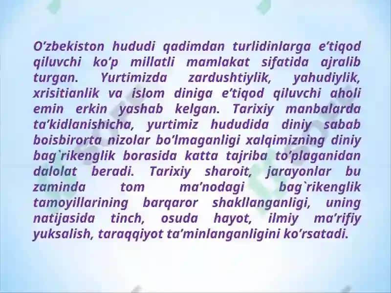Diniy ta'lim tizimi 2