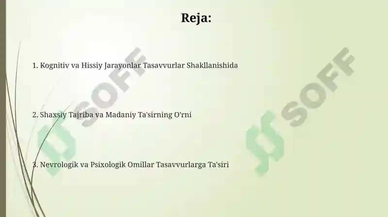 Kognitiv va Hissiy Jarayonlar Tasavvurlar Shakllanishida 2