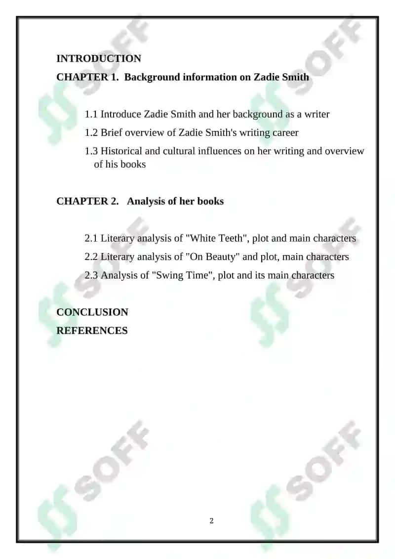 Zadie Smith and His Books 2