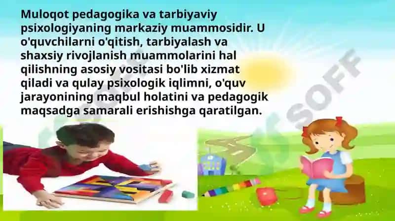 Pedagogika va Psixologiya fanining taqdimoti 2