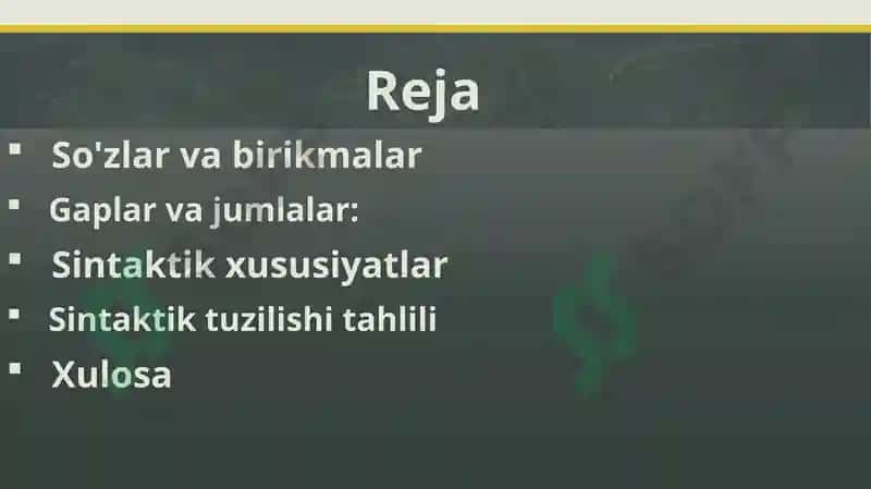 Matnning sintaktik tahlili 2