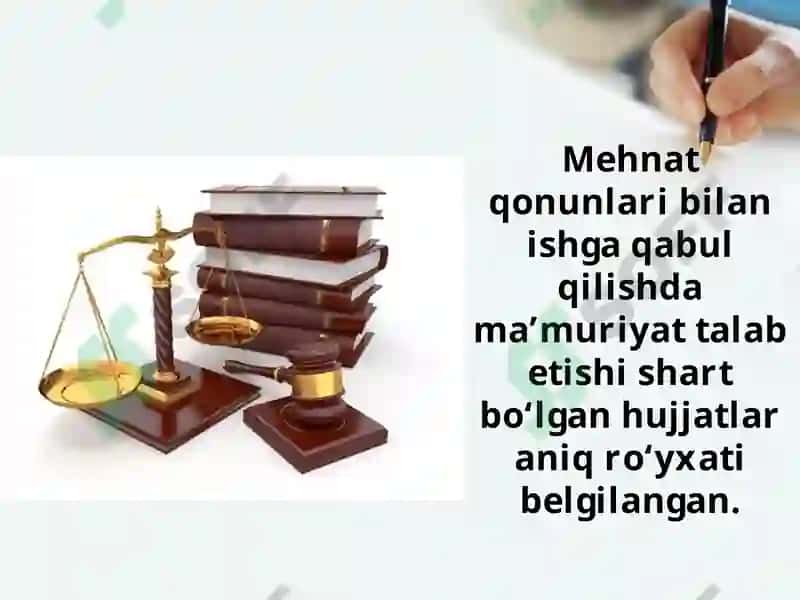 Ishgaqabulqilinayotgandahujjatlarnirasmiylashtirish 2