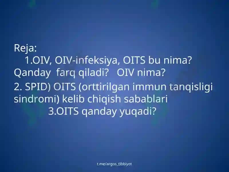 OIV va OITS haqida umumiy ma'lumot 2