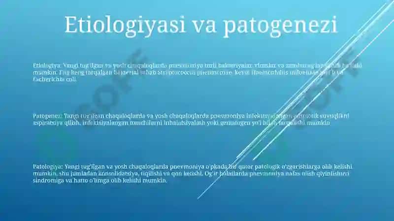 Homila Va Yangi Tug'Ilgan Chaqaloqlar Pnevmopatiyasi Patoanatomiyasi 2