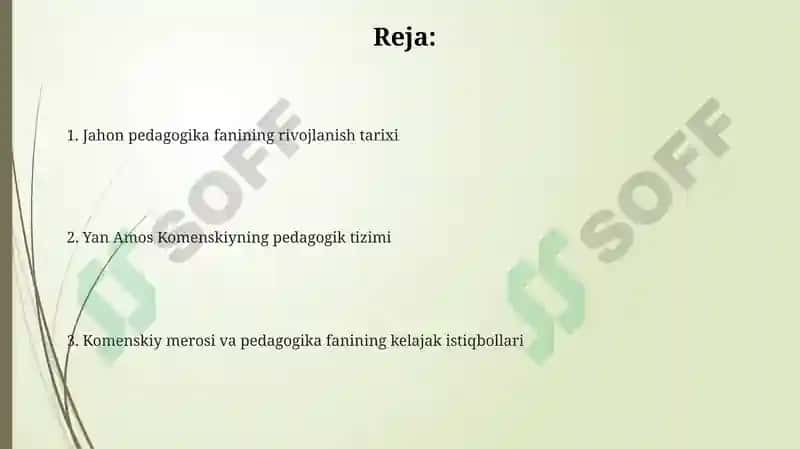 Jahon pedagogika fanining rivojlanish tarixi 2