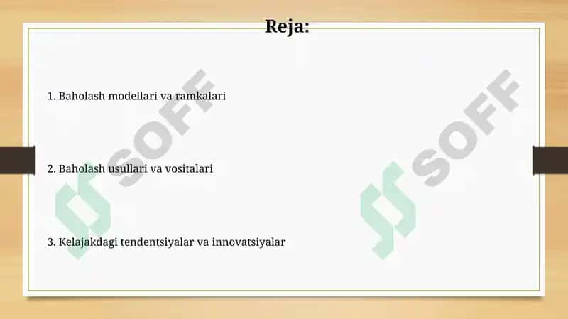 Pedagogni kasbiy rivojlanishini baholashga doir yetakchi tendensiyalar 2