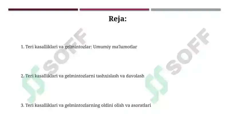 Terining turli kasalliklari va gelmintozlar 2