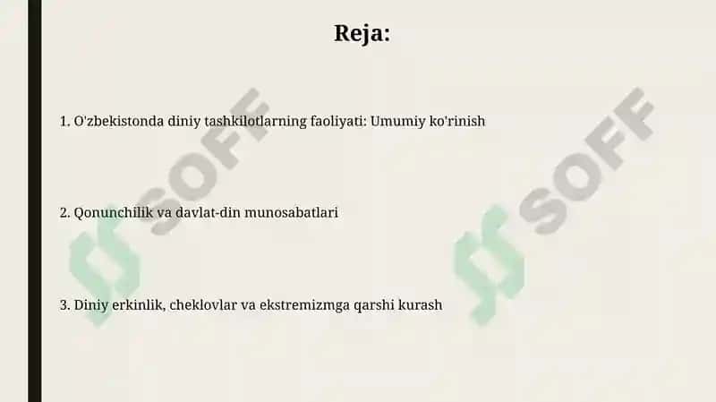 O'zbekistonda faoliyat yurituvchi diniy tashkilotlar 2