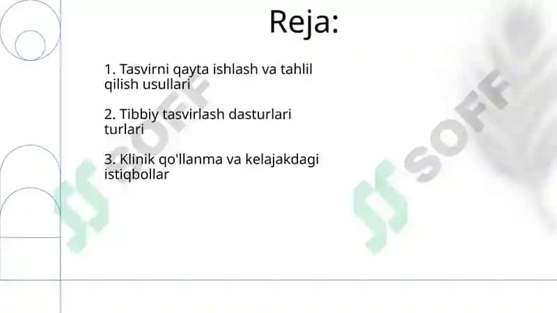 Tibbiyot grafik ma'lumotlari ustida ishlash dasturiy ta'minoti 2