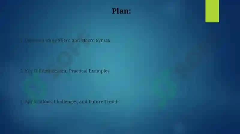 Micro and macrosyntax 2