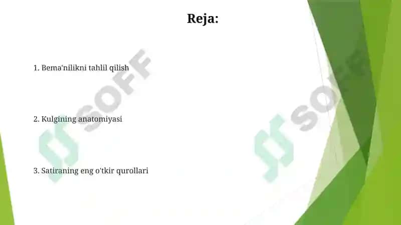 Satirik va yumoristik janrlarni oʻrganish 2